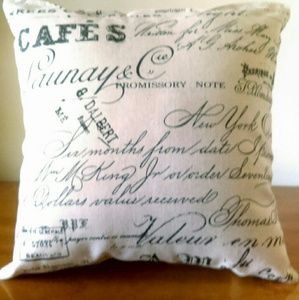 Cafe pillow